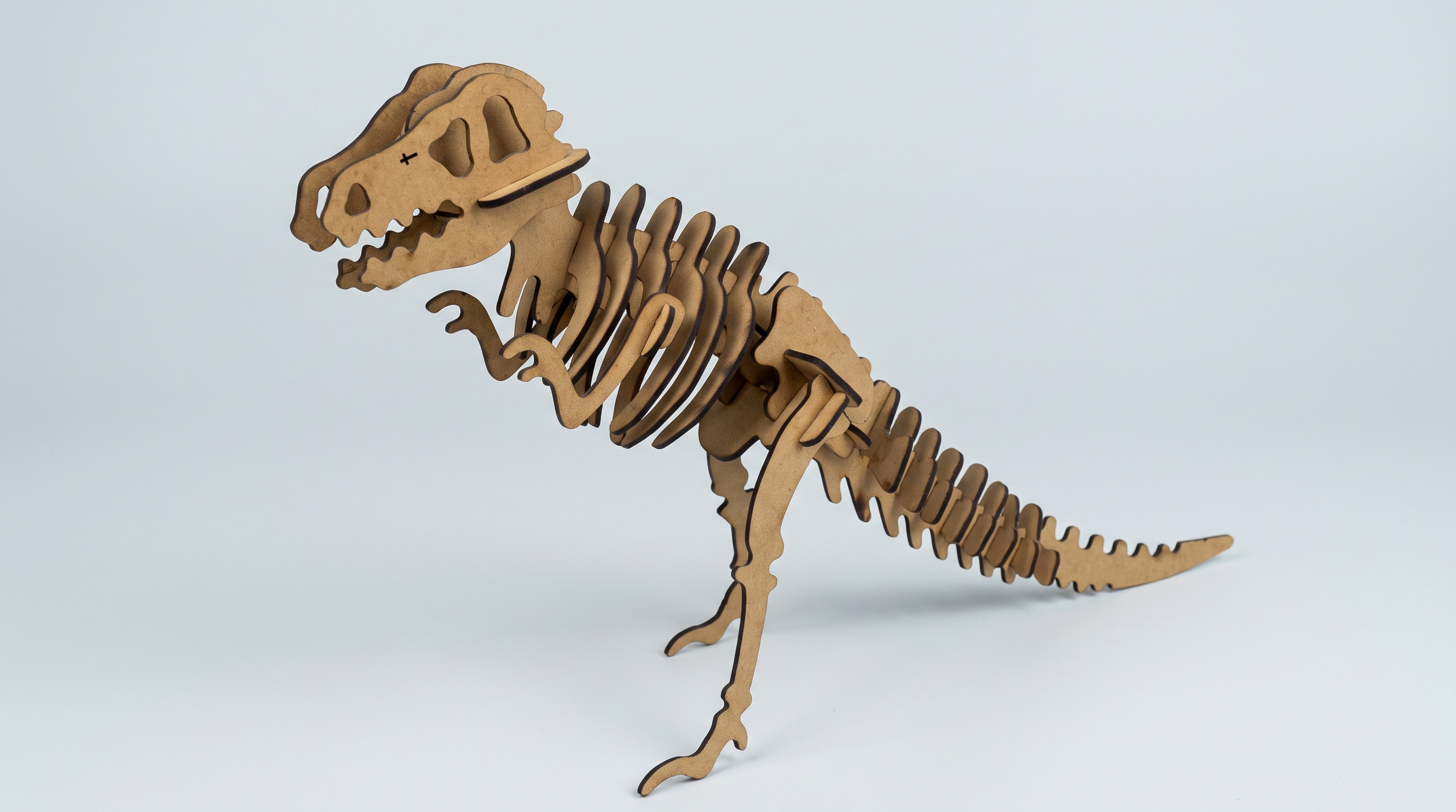 Modelo Interativo Esqueleto 3D de Dinossauro Interlock
